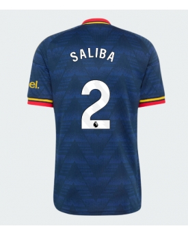 Billige Fotballdrakt Arsenal William Saliba #2 Replika Bortedrakt 2026-27 Kortermet Billige Fotballdrakt Arsenal William Saliba #2 Replika Bortedrakt 2026-27 Kortermet